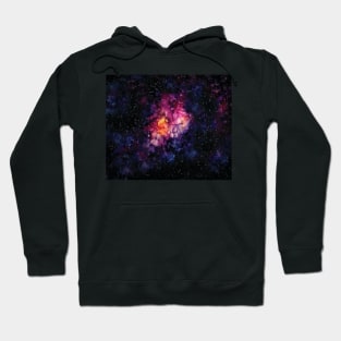Kissedwaterlily Nebula and Stars Hoodie